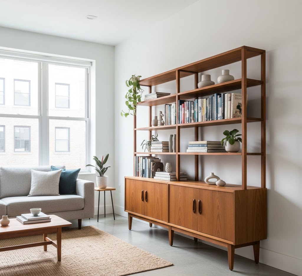 Gjenopplivet bokhylle