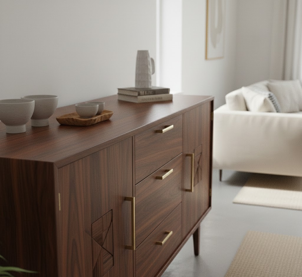 Restaurert vintage skap