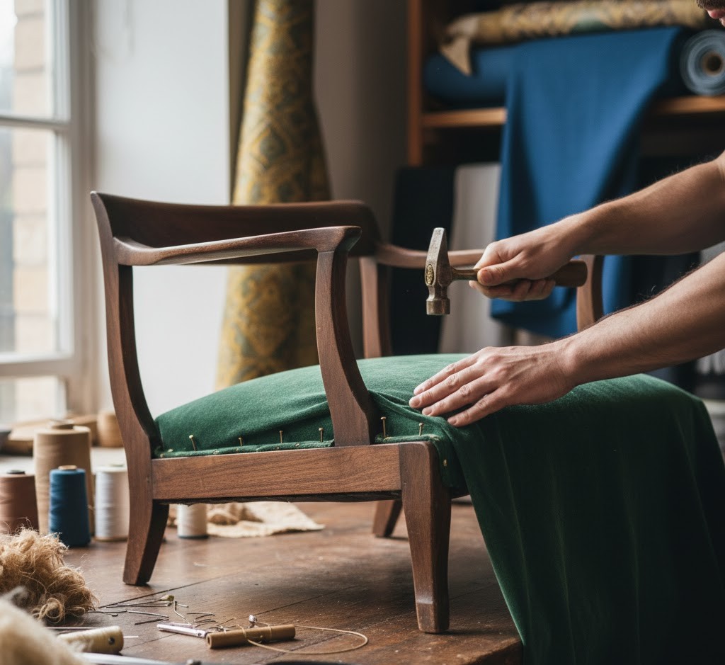 Møbelpolstring arbeid